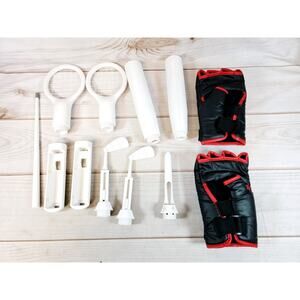 Wii Sports Accessory Bundle - Tennis, Golf, Baseball, Pool, Boxing Gloves